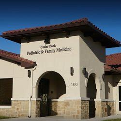 Cedar park pediatric and family medicine - Excellent review by Carol Wilson, via Google My experience at Cedar Park pediatric and family medicine was great! I felt like the nurse was pleasant and Dr. King was extremely knowledgeable and...